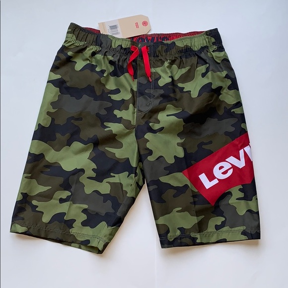 Levi's Other - Camo Print Swim Trunks